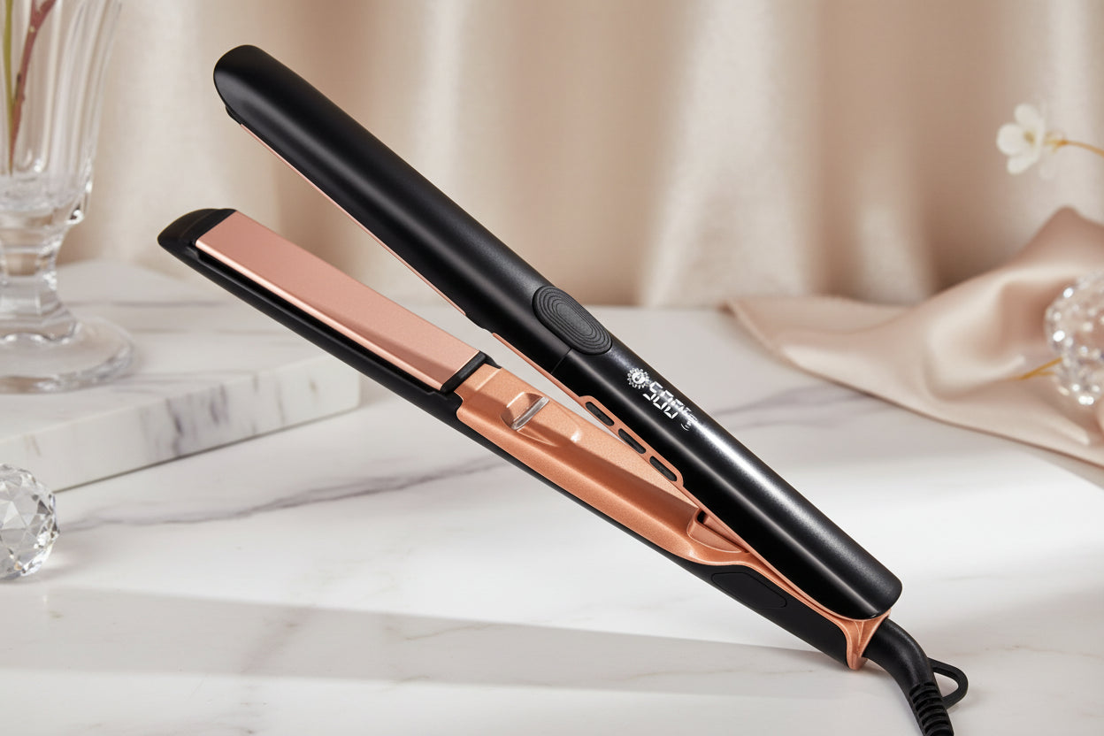 Professional 500°F Hair Straightener Flat Iron – High-Temperature Keratin Treatment for Frizz & Damaged Hair